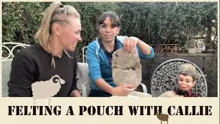 Felting A Pouch With Callie from Alone Season 7