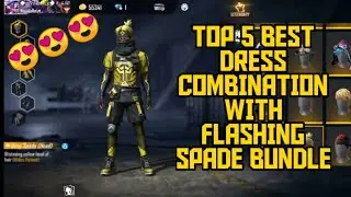 TOP 5 PRO DRESS COMBINATION WITH FLASHING SPADE BUNDLE!!
