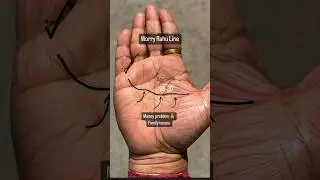Money problems, Rahu line Moon #astrology #palmistry #viral #online #love