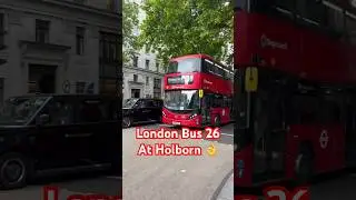 London Bus 26 At Holborn | City Of London #shorts #shortsfeed #shortsbeta