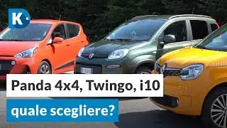 PANDA 4X4 vs TWINGO vs i10 | IL CONFRONTO! QUALE SCEGLIERE?