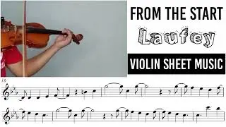 Free Sheet || From The Start - Laufey || Violin Sheet Music