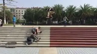 The Secret to Switch Heelflip Higher | China 10 Stair