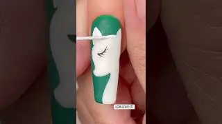 Reindeer Nail Art Tutorial #shorts