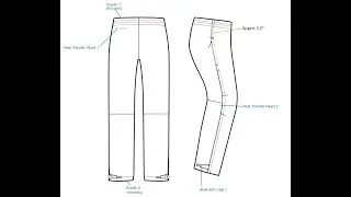 full pant pattern making tutorial a 2 z|| pant design drafting || lectra tutorial