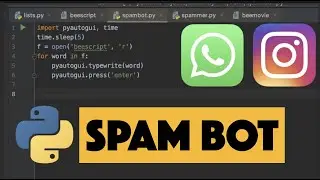 Как создать спам-бота с помощью 5 строк кода на Python [все еще работает в 2025 году]