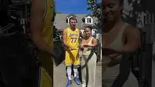 Лука Дончич на съемках своей новой рекламы State Farm🔥