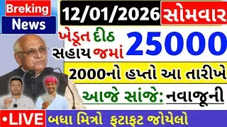 11 જાન્યુઆરીથી ખેડૂતો માટે ઇતિહાસ રચાશે! 🔥 પહેલીવાર આવો નિર્ણય | Commodity Trend | Khedut News