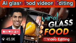 How to Make Ultra Realistic Glass Food with Google, AI!