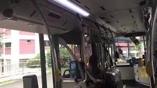 SBS Transit MAN ND323F A95 (Batch 3) - Doors Opening & Closing (Masats Doors)
