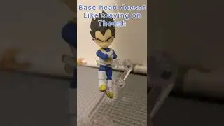 Shf daima mini Vegeta posing, srry for the lighting😭 don&rsquo;t own ring light #shfiguarts #dragonball