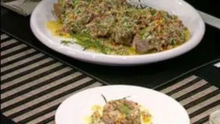 T&iacute;picamente Trocca - Manitas de cerdo con vinagreta de vegetales
