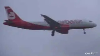 SAS B737-800, airberlin A320/321 Snowstorm Landing! | Berlin-Tegel (ATC)