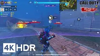Undead Siege - Nightmare Mode 4K UltraHD - HDR Complete Gameplay | 5.7M Damage | Call Of Duty Mobile