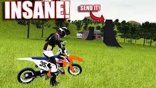 300FT JUMP OVER HOUSE VS DIFFERENT DIRTBIKES IN MXBIKES!? (What CC Can Clear It?)