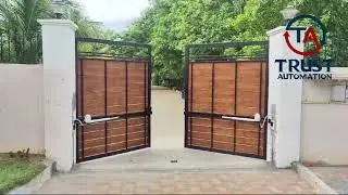 italian swing gate automation by Trust automation. #keyautomation #gateautomation #swinggateopeners
