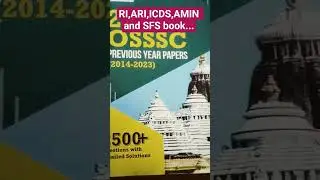 Adda 247 RI,ARI,AMIN,ICDS and SFS book.....#osssc preparation book..