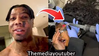 Blueface RESPONDS To Chrisean Rock REMOVING Face Tattoos 