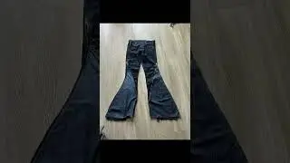 Found some archive banana zip rick pants at the thrift for 11 dollars ￼ #baggy #rickowens