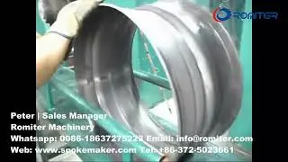 Automatic Truck Wheel Rim Shape Rolling Forming Machine