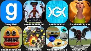 NEXTBOTS IN PLAYGROUND MOD ALL PLANETS WAKE UP vs THE DEER 99 NIGHTS IN THE FOREST ,SANDBOX IN SPACE