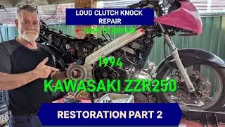 Kawasaki ZZR 250 — стук двигателя на низких оборотах? Простой ремонт.