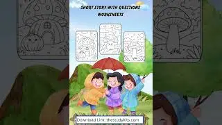 Short Story with Questions Worksheet for Reading Comprehension
