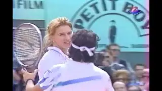 Steffi Graf vs. Arantxa Sanchez-Vicario Roland Garros 1992 SF (extended) 💖🤍❄️