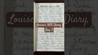 Reading a 100-year old diary, day 3 #antiquediary #vintagediary #history #ephemera