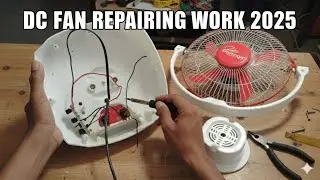 DC fan repairing work || #electrical #dcfan #tablefanrepair #popular #trending #repring #video 