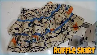Easy Ruffle skirt for baby girl cutting and stitching |baby skirt |stitching ideas |baby dress
