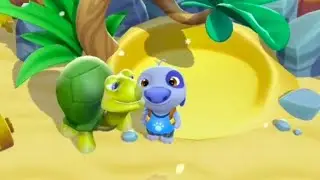 My Talking Hank Islands 🐶🌴 Island Fun & Cute Moments | Kids Game | Part 32