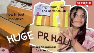 Unboxing Rs15,000+ Worth of PR from Big Brands | 2 Months of Crazy Packages! 😱📦#collaboration #vlog