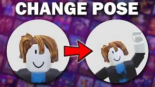 How to Change Pose on Roblox Profile Picture - Emote in Roblox Profile