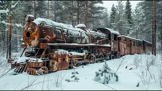 Exploring the Creepiest Abandoned Steam Trains in the USA