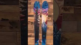 Designing custom #art for #skis - #skiing #artwork #digitalart #mountainlife #artist #artwork #ski