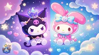 Soft Relaxing Piano with Kuromi & My Melody - Try Listening In 5 Minutes To Fall Into Deep Sleep