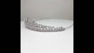 New York Simulated diamond bridal tiara