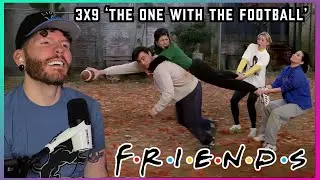 FIRST TIME WATCHING Friends REACTION 3x9 'The One with the Football'