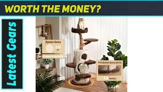 Удивительная роскошная кошачья башня-домик на дереве: настоящий кошачий рай!