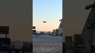 Chinooks flying #militaryeverything #desert #deploymentlife #airforce #middleeast #airplane #peace