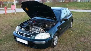 Honda Civic - How to Open the Hood