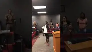 Pastor Christina Robinson Speaking 