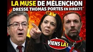La muse de M&eacute;lenchon DRESSE Portes en direct !