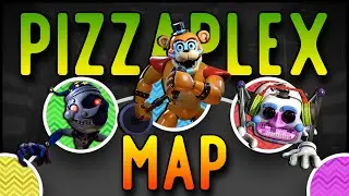 The Mega Pizzaplex Map EXPLAINED - Tales From The Pizzaplex Details