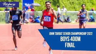 Boys 400m | Finals  - John Tarbat Senior Championship 2022