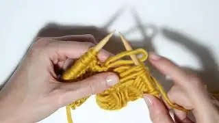 HOW TO KNIT INDIAN CROSS STITCH