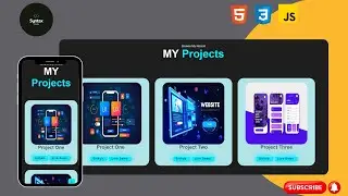 How To Make A Portfolio Website Using HTML CSS JS | Complete Responsive Website Design   (Part 4) ​