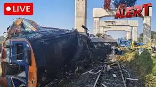 BREAKING : LIVE scene after 25 people killed in train accident in Thailand