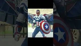 New Captain America 🛡️ Sam Wilson ☠️🥵 #shorts #captainamerica #bravenewworld
